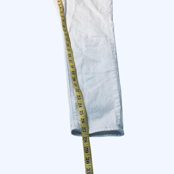 American Eagle Mom Jeans White Womens Size 4 Regular - Picture 5 of 8